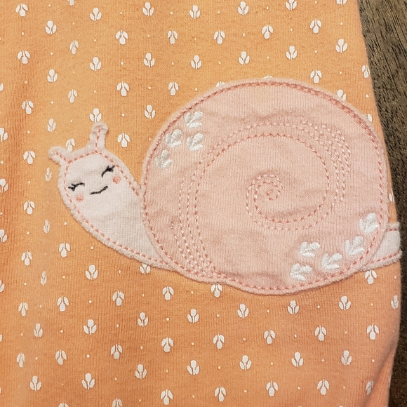 Simple Joys By Carters 3 Piece Romper Set Peach, Gray, and White Size 24 Months - Picture 4 of 15